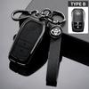 Car Remote Key Case Cover Bag For Toyota Corolla Cross Yaris Sienna Venza Harrier Hilux Land Cruiser Alphard Keyring Accessories