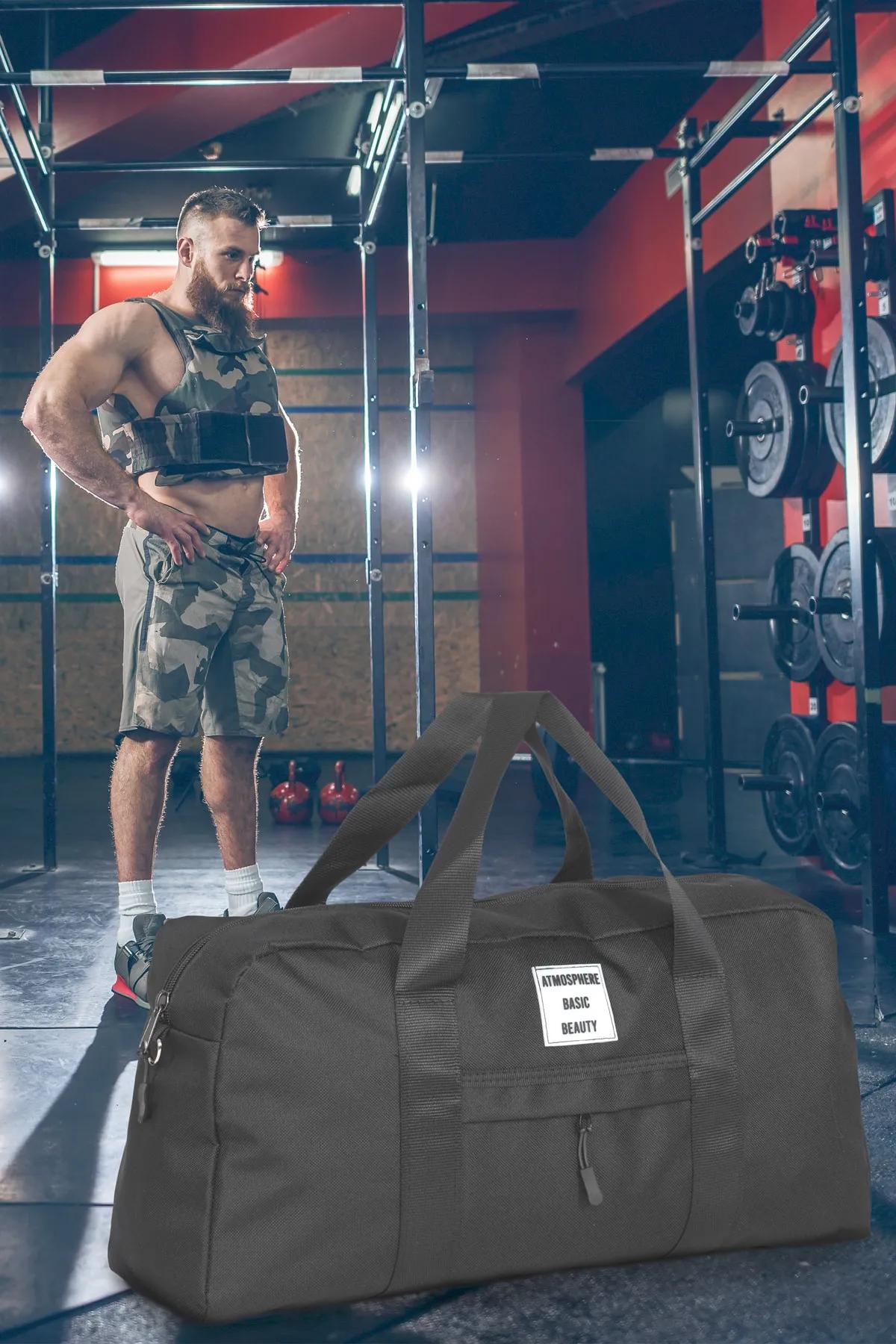 

Спортивная сумка, унисекс, дорожная сумка, сумка для фитнеса One Size дубильная кора