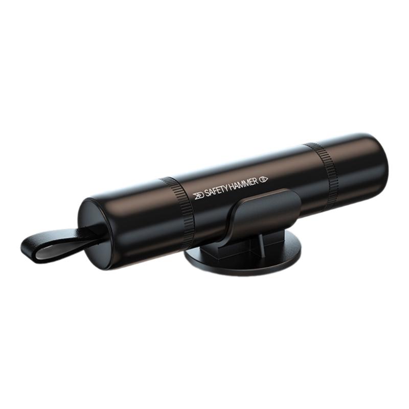 Safety Hammer Multifunctional Rescuing Hammer Car Hammer with Belt Cutter Vehicle Escape Tool Car Window Breaker