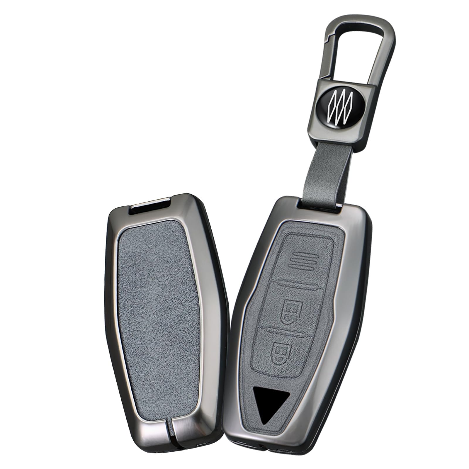 [ontto] Mitsubishi Key Case Key Cover PU Leather Alloy Key M