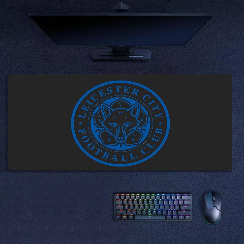 Leicester City Football Club Print  Cushion Non-slip Laptop Tablet Big Mousepad XXL Mat Mini PC Playmat With Lock edge