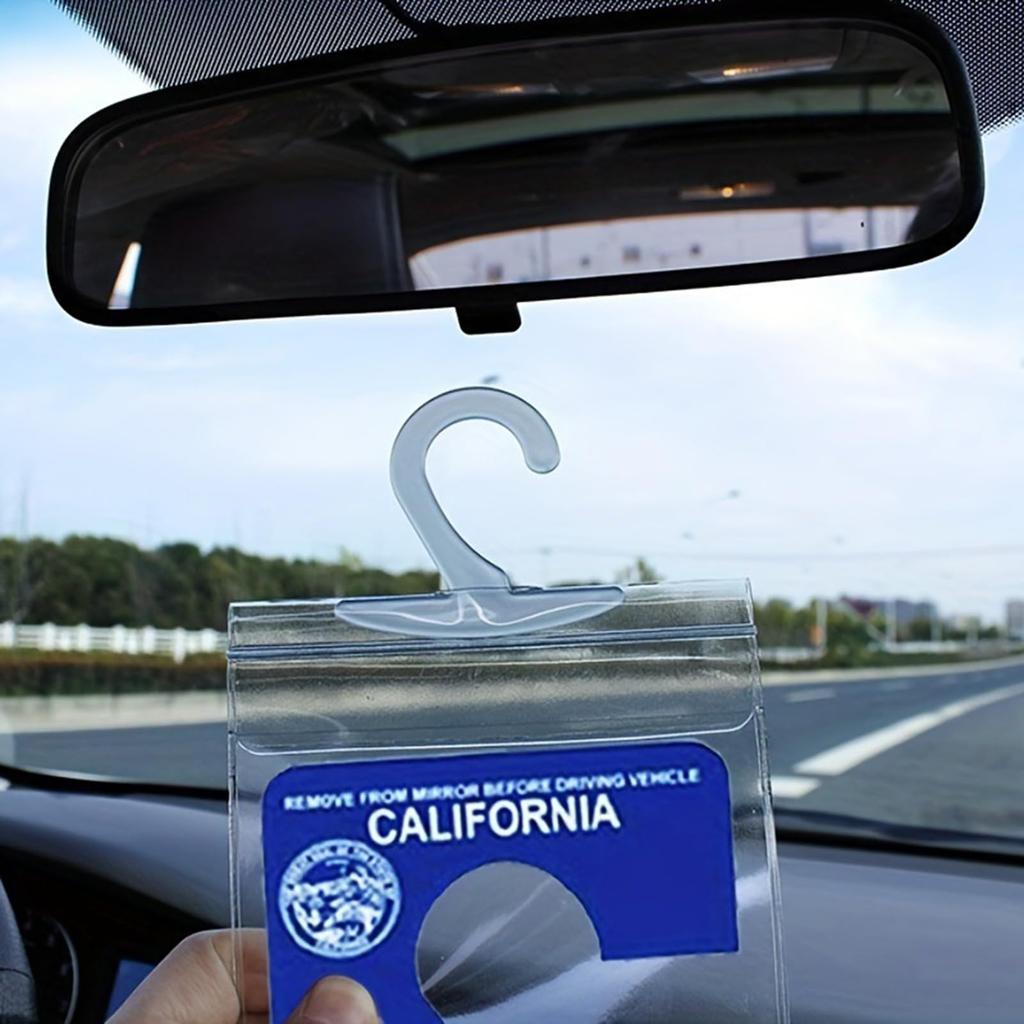 Disabled Parking Permit Holder - Parking Permit Protector Sign Retention Tool | Protective Cover for Rearview Mirror Car Accessories