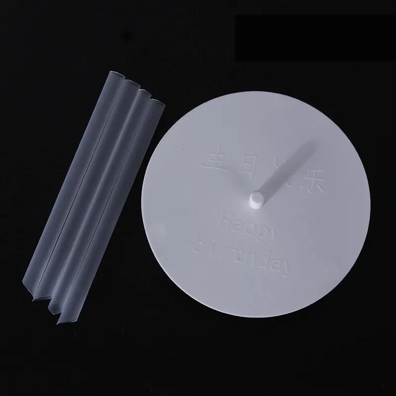 Podpůrný rám na dort Praktické stojany na dorty DIY Nástroje pro výrobu a zdobení dezertů Kuchyňské doplňky Silikonová forma Držák na dort