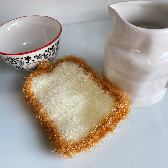 Household Dishcloth Toast-Shaped Kitchen Scrubbers Compressed Cellulose Dish Sponge for Kitchen Cleaning Supplies