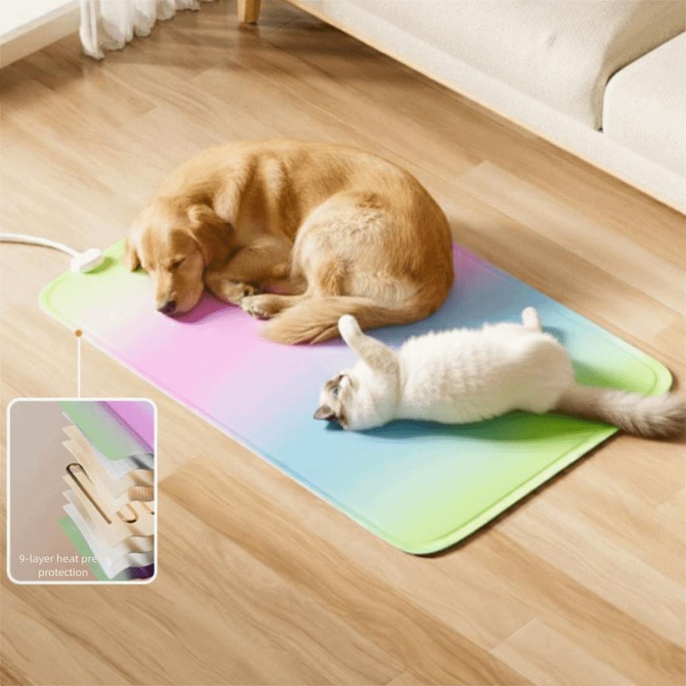 Thermostat Control Electric Heating Dog Bed Anti-scratch Cat Electric Heated Pad Autumn Winter