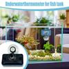 LCD Digitales Aquarium Thermometer mit Sonde Saugnapf Fischbecken Wasser Elektronisches Thermometer Messung
