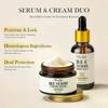 1 Set Siero Rassodante al Peptide di Veleno d'Ape + Crema Rassodante al Veleno d'Ape, Set Rassodante Lenitivo Idratante per la Pelle del Viso