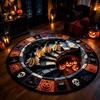 Badezimmer-Fußmatte 3D Spuktreppen-Bereichsteppich, Halloween-Geister-Treppen-Rundteppich mit rutschfester Horror-Anti-Rutsch-Rückseite, für Wohnzimmer