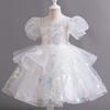 Children’s Puffy Skirt Flower Dress – Princess Costume for Weddings & Birthdays