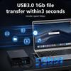 2.5/3.5 Inch HDD/SSD Enclosure USB3.0 HUB Support 20TB USB Ports External Hard Drive Box for 3.5 2.5 Inch SATA SSD HDD Case