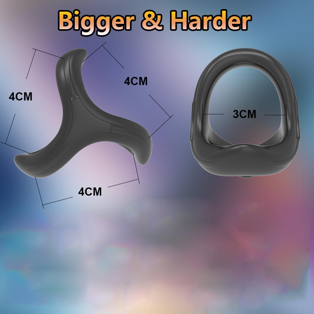 Cockring Penis Cock Ring On for Man Delay Ejaculation Sex Toys for Men Couple Expandable Dick Genital Rings Penisring Adults