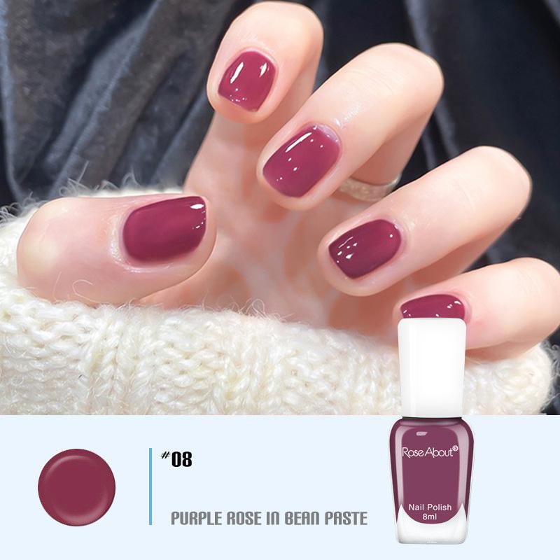 

40 цветов, лак для ногтей без запекания на водной основе, блестящие блестки, долговечный, разрываемый, здоровый, отрываемый, быстросохнущий, телесный лак для ногтей