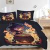 3pcs Witch Picture Design Quilt Cover Set - Soft and Cozy Bedroom, Guest Room and Dorm Decorative Bedding 3-Piece Set 1 Quilt Cover + 2 Pillow Sh