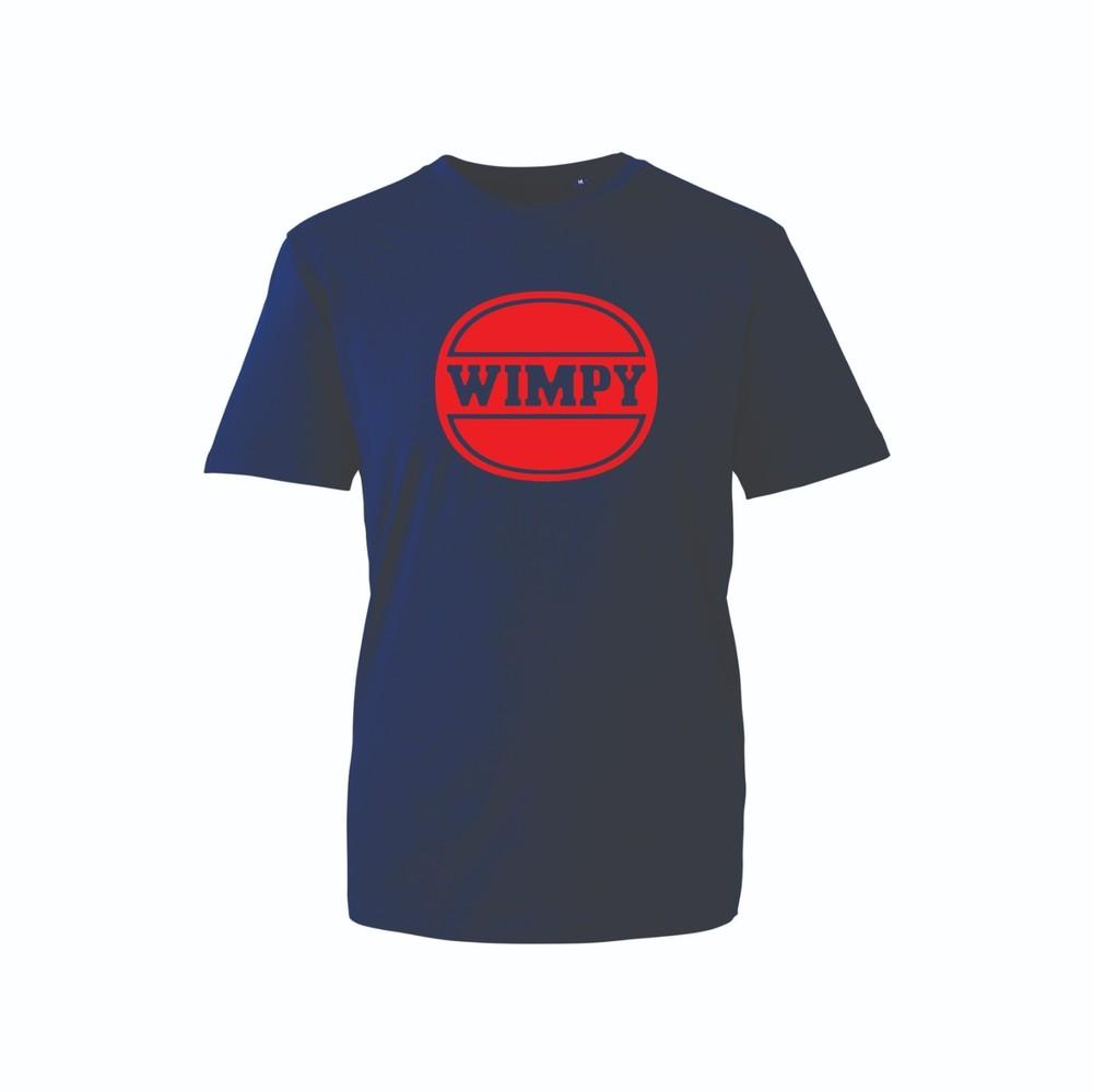 Funny Wimpy Burger TShirt Retro Style Fast Food Graphic Tee for Unisex Unisex S