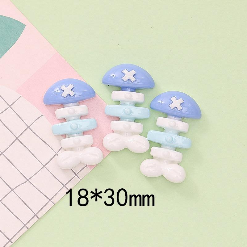 10 ks Nové Pryskyřičné Kreslené Hvězdice Mušle Krab Plachetnice Oceánská Řada Plochá Zadní Části Dekorativní Vlasové Doplňky