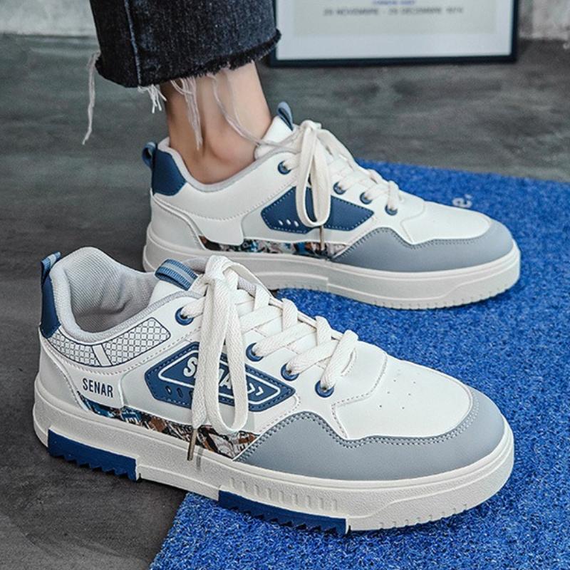 Fashion New Men's Sneakers Comfortable Soft Sole Breathable Board Shoes Outdoor Versatile Platform Shoes Tenis Masculino 2025