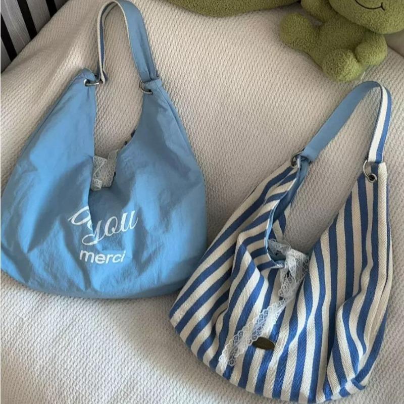 Large-capacity Commuter Single-shoulder Underarm Bag, Double-sided Hand-held Tote Bag