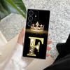 S25FE Klare Hülle Für Samsung Galaxy S26 S25 S24 S23 Ultra S21 FE S22 Plus S26 Ultra Handyhülle Buchstabe G F V H D P C B