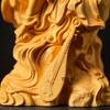 Hanro Art Seven Lucky Feng Wood Prosperous Good Good Warmth from High Quality Natural Boxwood 15cm x Width x Depth Sculpture, Benzaiten, Gods, Shui,