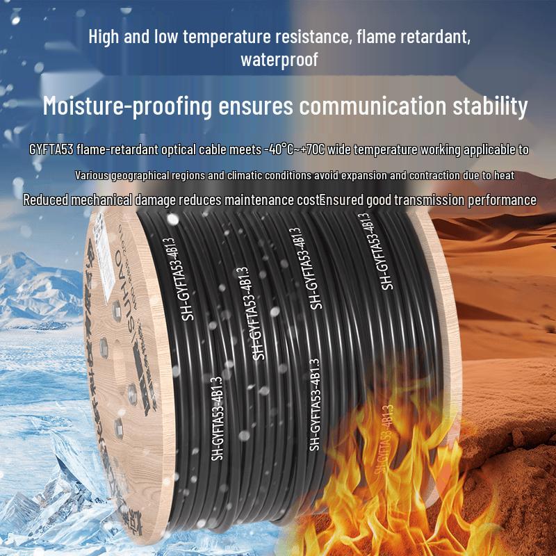Suhao GYFTA53 Outdoor Direct Burial Armored Fiber Optic Cable