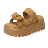 Fashion 7CM Casual Wedge Slippers Women New Summer Non Slip Platform Sandals Woman Open Toe Comfortable Female Chunky Beach Slippers