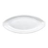 Huihuang White Melamine Oval Fish Platter