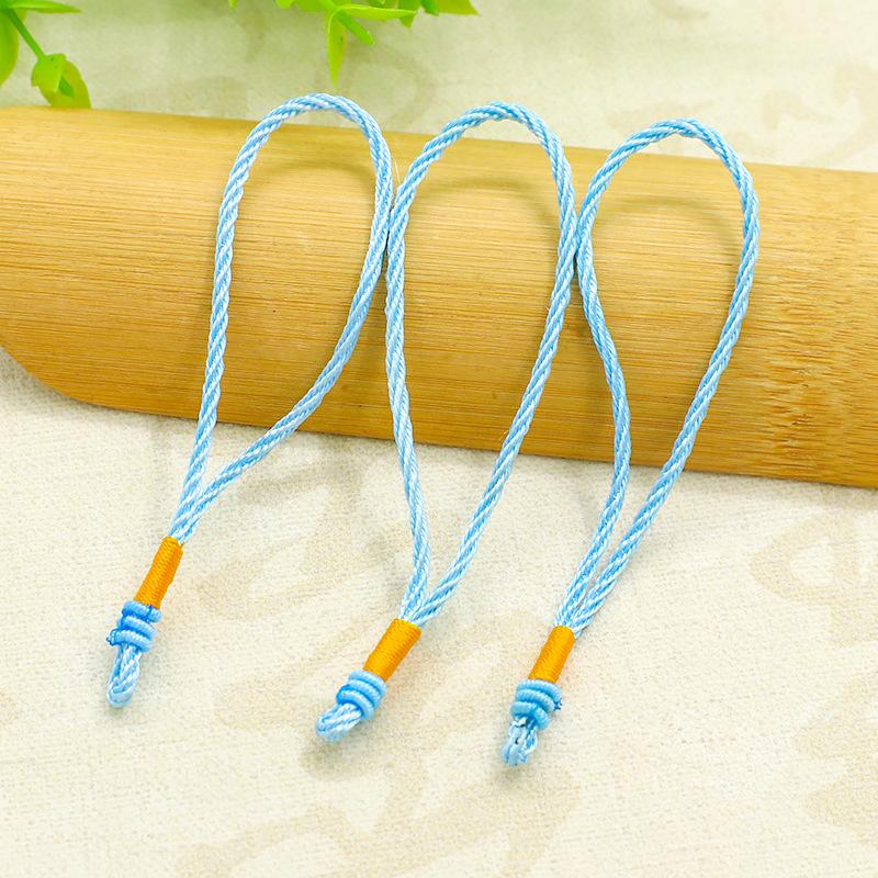 Thin Hemp Rope With Three Rings, Rope Head, Play Piece, Handle Rope, Key Bag, Jewelry Accessories, Fringed Lanyard.