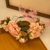 Rose Flower Headband Festival Wedding Green Leaf Floral Headpiece Flower Crown  for Women Girls