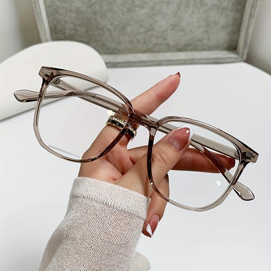 Women Blue Light Blocking Glasses Stylish Square Frame PC Lens Multiple Colors for Eye Protection Comfort