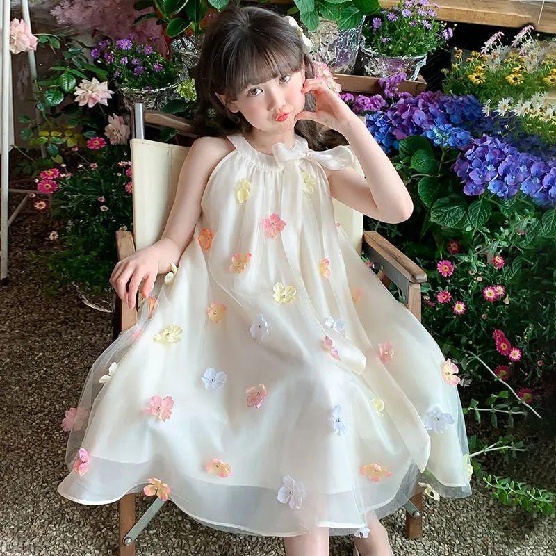 Summer Mesh Vest Dress for Kids Princess Girl Dresses Reviews Many Girls Clothes From 5 6 Years Women's 11 12 Old 8 10 14