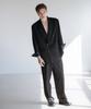 Decoroso Cier Peaked Double Overfit Setup Suit [Black]