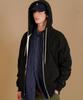 Wv Project Easy Heavy Cotton Zip-Up Black Mjhd7781