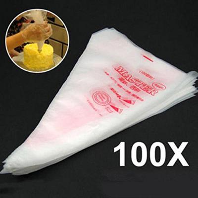 100ks Fondánový dort Cupcake Zdobení pečiva Poleva Poleva Sáček Trysky Tipy Sáčky