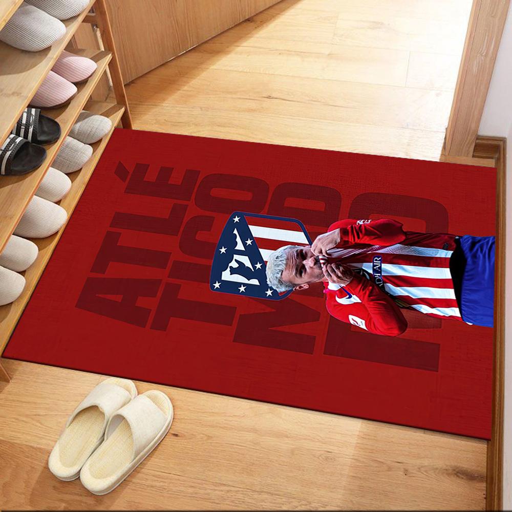 Atletico Madrid Area Rug Suitable For Entryway Playrooms Outdoor Hallway Antislip Carpet Office Home Decor Birthdaychristmas Gift
