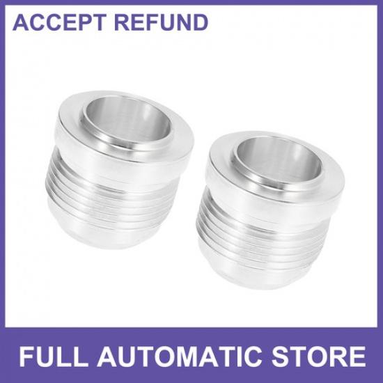

TWO AN16 1 OD NPT Pipe Fuel Oil Pump Tank Male Flare Bulkhead Fitting Universal