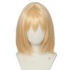 Linfairy Cosplay Wig, Howl Wig, Heat Resistant, Bob Hairstyle, Blonde, Costume Accessory, Party, Halloween, Fancy Dress, School Festival, Event