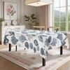 Nautical Sea Life Rectangle Table Cloth for Table Decor Holiday Party Waterproof Reusable Tablecloth for Tables Kitchen Dining