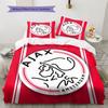 AFC Ajax Set Copripiumino con Fantasia Decorazione per la Casa Regalo (1 * copripiumino + 2 * federe senza imbottitura)