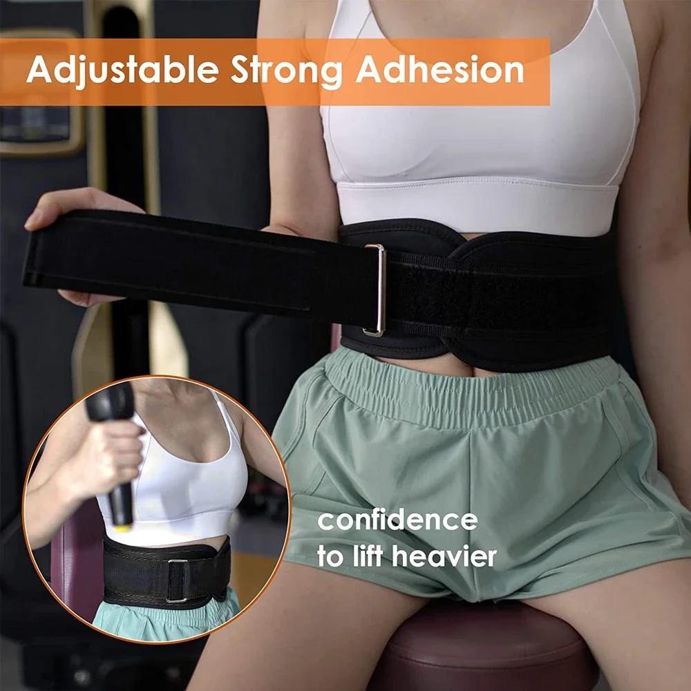 Weight Lifting Belt Back Support Workout Belt With Metal Buckle For Men Women Gym Squats Deadlifts Powerlifting Cross Training