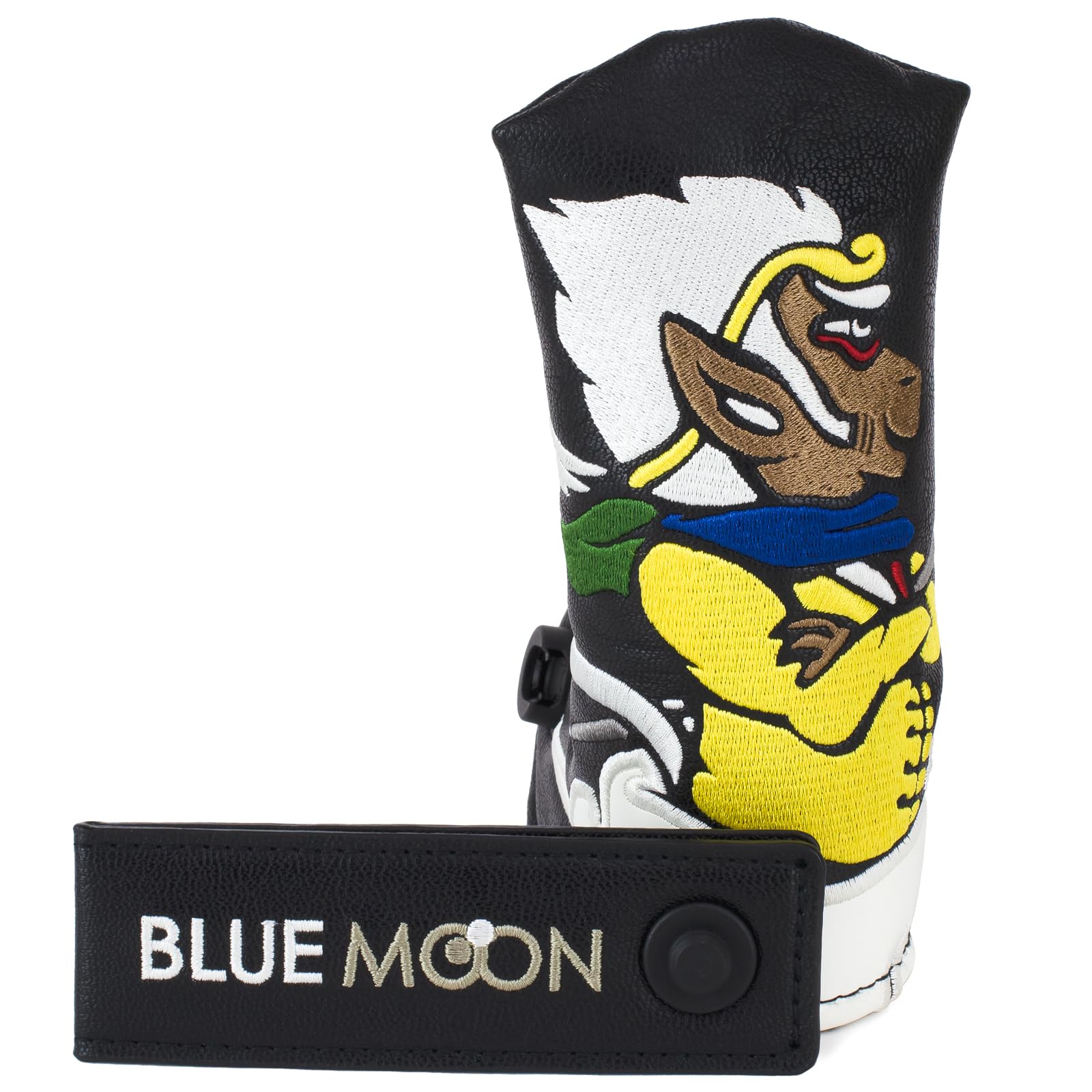 

Blue Moon Putter Cover Journey to the West Tiger Climb [FIDLOCK Magnet Putter Cover Holder Included] Pin Type Pin Type Blade Mallet Small (Journey to