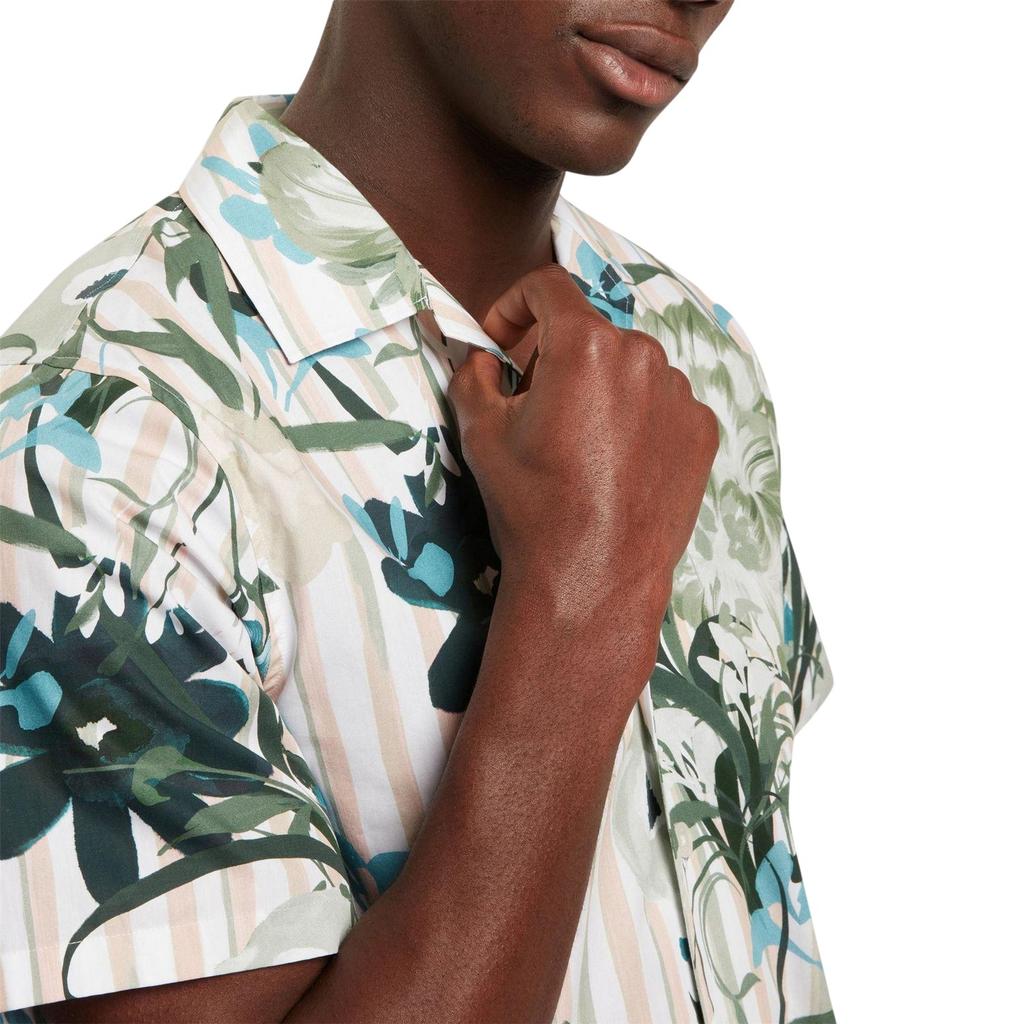 Ted Baker Mens Floral Relaxed Fit Shirt