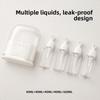 4 In 1 Toiletry Bottles Set Empty Split Bottle Set Refillable Refillable Containers  For Vacation