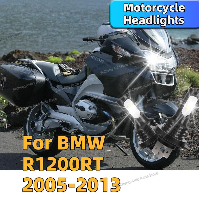 2PCS Motorcycle H7 LED Headlight Bulbs 45w Upgrade Moto Lamp For BMW R1200RT 2005-2013 2007 2008 2009 2010 2011 2012 2013 2014 R1200RT 2005-2013