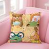 Kwaii Anime Cute My-Mymyberries Art Cushion Cover Pillowcase Short Plush Invisible Zipper Room Sofa Cushion Cover
