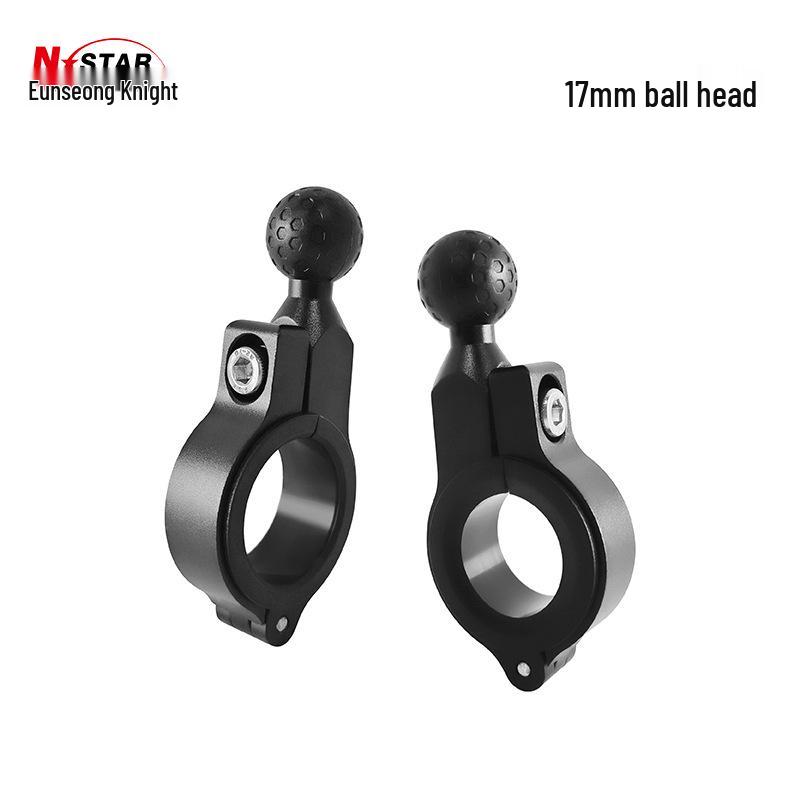 N-STAR Motorcycle Handlebar Mount 17mm Ball Phone Holder 17mm Ball Head