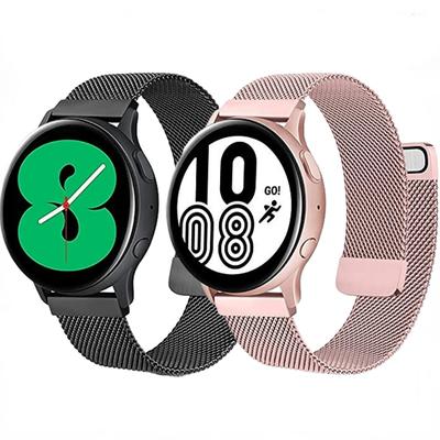 22mm 20mm Mailänder Armband für Samsung Watch 3/4/5/Active 2 Edelstahl Magnetisches Armband für Huawei Watch 3/GT 2/Amazfit GTR