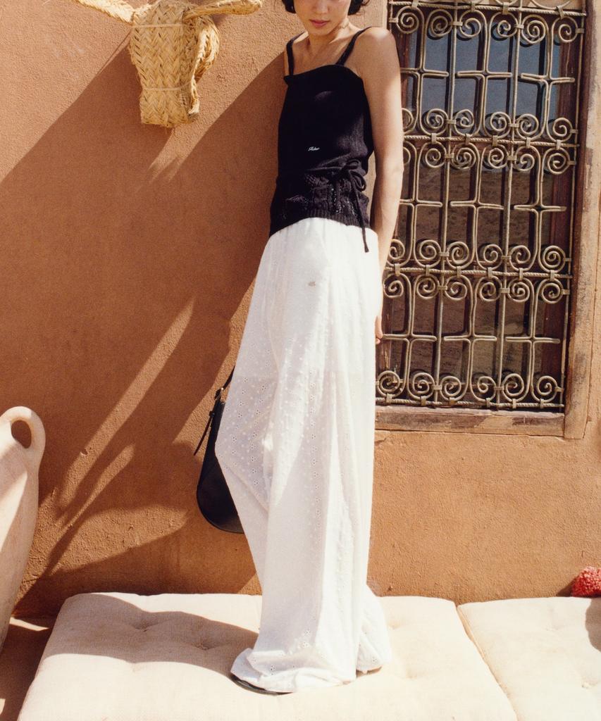 FOLNUA Legere Lace Pants (White)