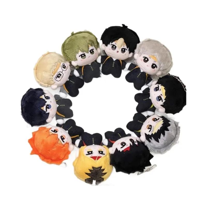 10cm Haikyuu! Anime Hinata Shoyo Akaashi Keiji Oikawa Tooru Neue Niedliche Plüschschlüsselanhänger Cosplay Cartoon Anhänger Plüschtier Geschenk Weihnachten