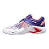 Li Ning Thunder Series Pro Kényelmes Ütéscsillapítás Csúszásmentes Kopásálló Alacsony szárú Tollaslabda Cipő Unisex Cipő Fehér Kék AYAT009-3