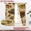 2D FLAT PRINTING 2pcs Curta (Without Rod) Vintage Fishing Equipment Chic Print Curta Machine Washable Fabric Curta